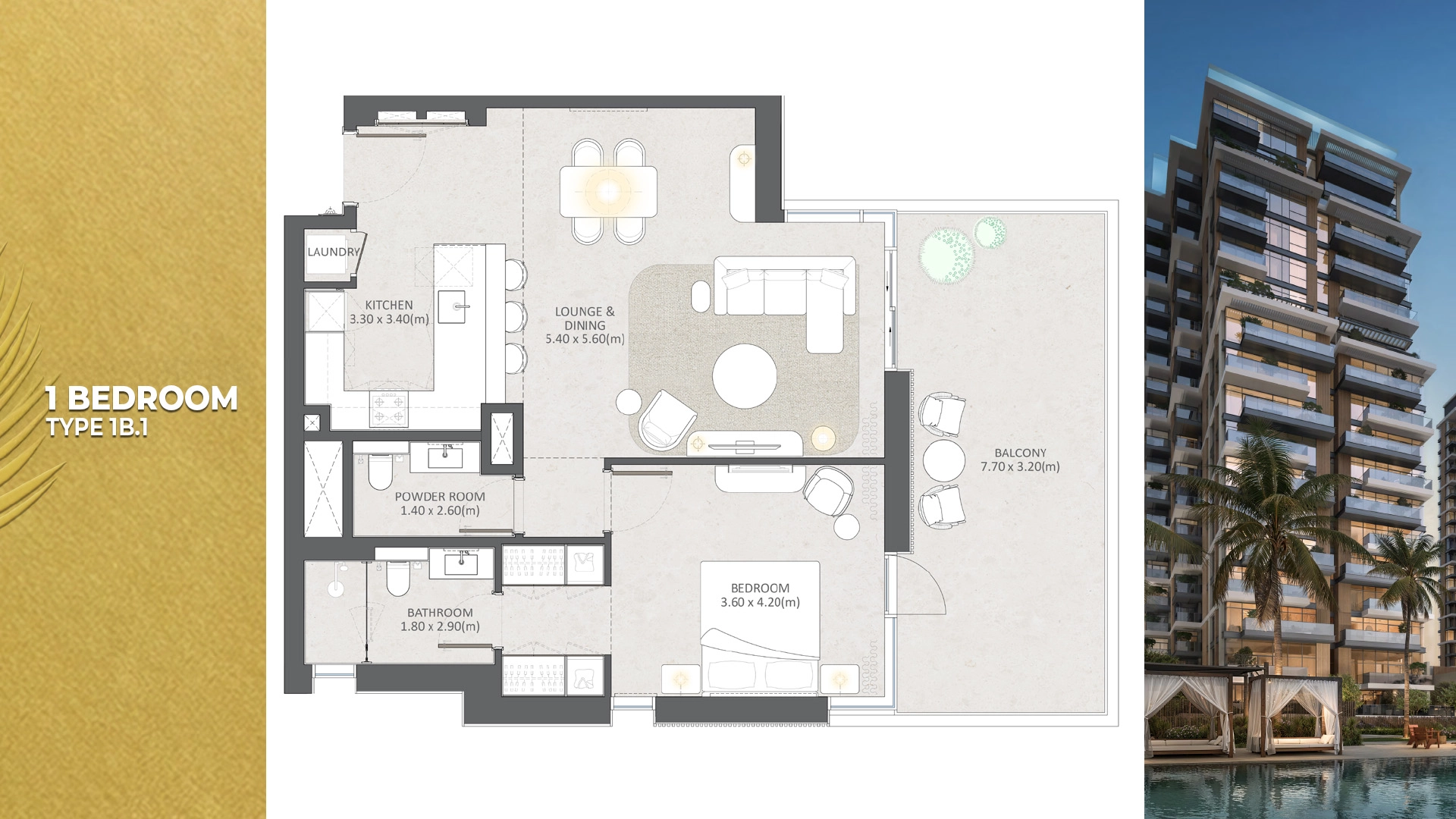 1 BR - Type A